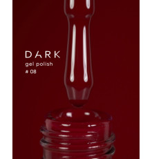 Гель-лак DARK №008, темний червоний, 6 мл