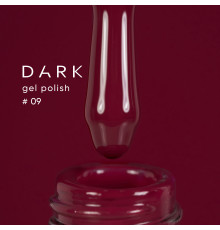 Гель-лак DARK №009, сливово-червоний,10 мл