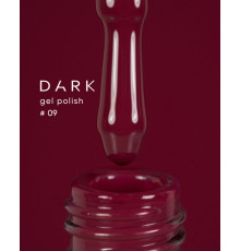 Гель-лак DARK №009, сливово-червоний, 6 мл