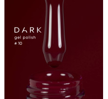 Гель-лак DARK №010, бордовий, 10 мл