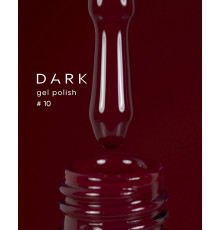 Гель-лак DARK №010, бордовий, 6 мл