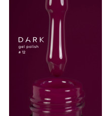 Гель-лак DARK №012, винний бургунді, 6 мл