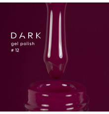 Гель-лак DARK №012, винний бургунді, 10 мл