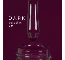 Гель-лак DARK №015, баклажан, 10 мл