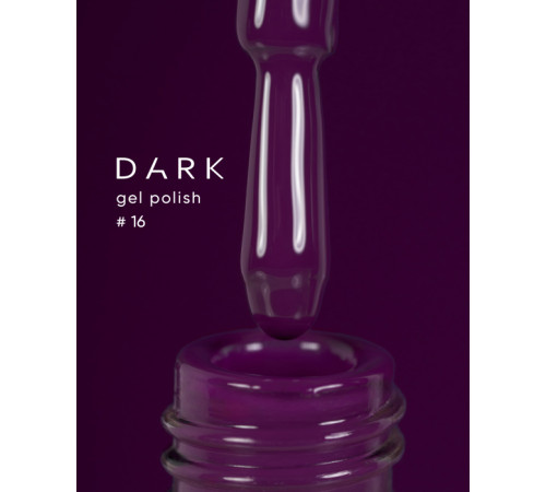 Гель-лак DARK №016, фіолетовий, 6 мл