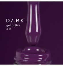 Гель-лак DARK №017, темний фіолетовий, 10 мл