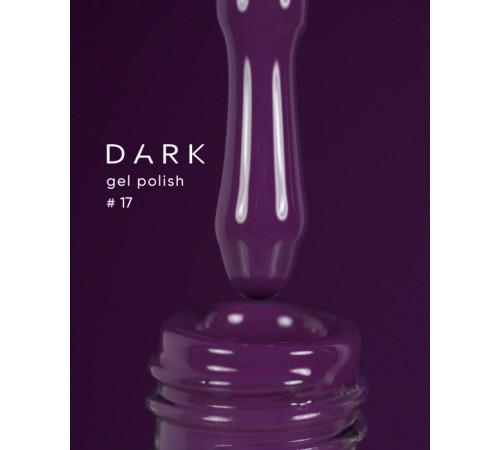 Гель-лак DARK №017, темний фіолетовий, 6 мл