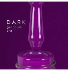 DARK gel polish #018, purple, 10 ml