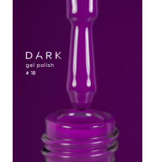Гель-лак DARK №018, пурпурний, 6 мл