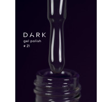 Gel polish DARK No. 021, dark blue-violet, 6 ml