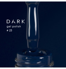Гель-лак DARK №023, насичений темно-синій, 10 мл