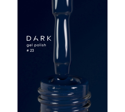 Гель-лак DARK №023, насыщенный темно-синий, 6 мл