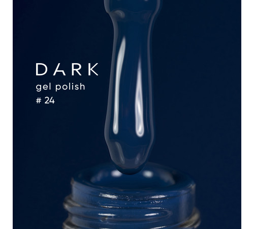 DARK gel polish No. 024, sea blue, 10 ml