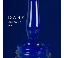 DARK gel polish #025, cobalt blue, 10 ml