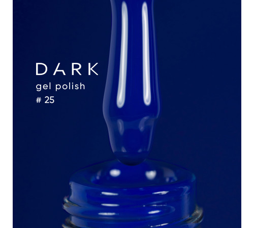 Гель-лак DARK №025, синій кобальтовий, 10 мл