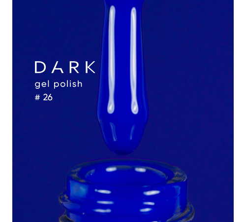 Гель-лак DARK №026, синій ультрамарин, 10 мл