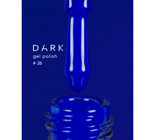 Гель-лак DARK №026, синій ультрамарин, 6 мл