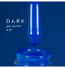 Гель-лак DARK №027, синій, 10 мл