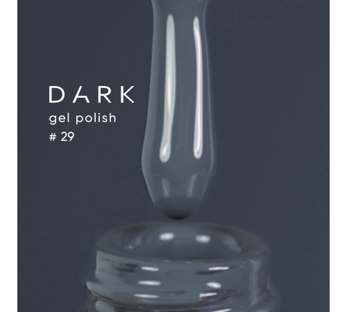 Гель-лак DARK №029, сірий, 10 мл