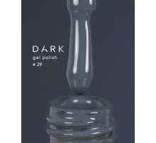 Gel polish DARK No. 029, gray, 6 ml