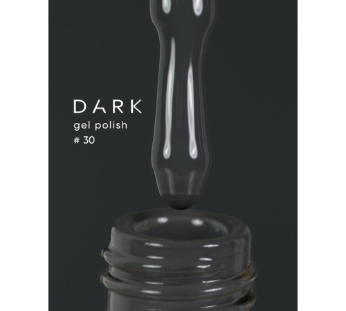 Гель-лак DARK №030, темно-сірий, 6 мл