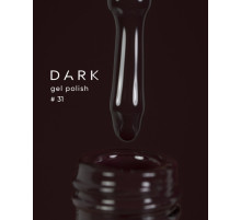 Gel polish DARK No. 031, brown-purple, 6 ml