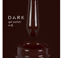 Гель-лак DARK №032, коричневий, 10 мл