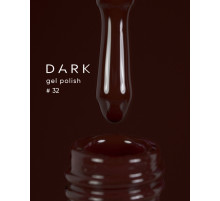 Gel polish DARK No. 032, brown, 6 ml