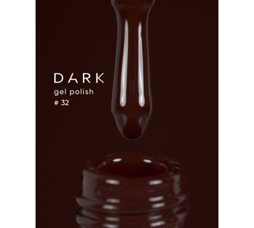Гель-лак DARK №032, коричневий, 6 мл