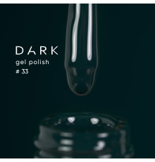 Гель-лак DARK №033, темно-зеленый, 10 мл