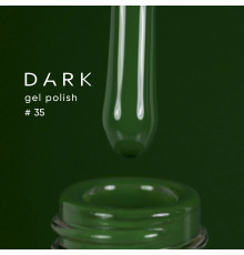 Гель-лак DARK №035, насыщенный зеленый, 10 мл