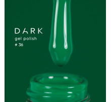 Gel polish DARK No. 036, bright green, 10 ml