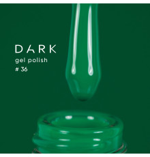 Гель-лак DARK №036, ярко-зеленый, 10 мл