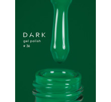 Гель-лак DARK №036, яскраво-зелений, 6 мл