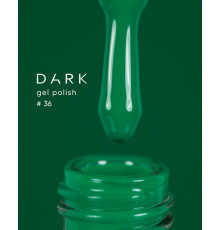 Гель-лак DARK №036, яскраво-зелений, 6 мл