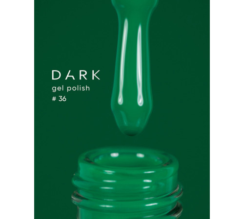 Гель-лак DARK №036, яскраво-зелений, 6 мл