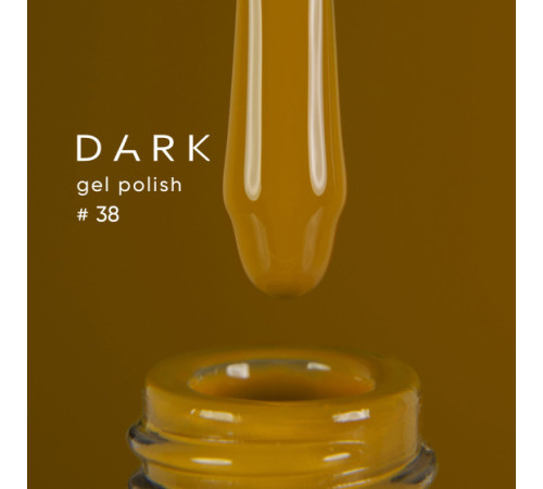 Гель-лак DARK №038, гірчичний, 10 мл