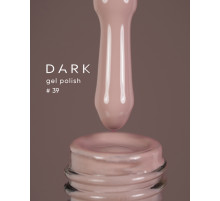 DARK gel polish No. 039, light beige-purple, 6 ml
