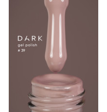 DARK gel polish No. 039, light beige-purple, 6 ml