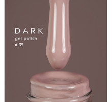 Гель-лак DARK №039, світлий бежево-ліловий, 10 мл