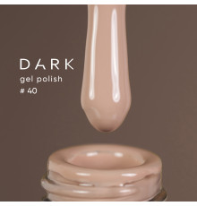 Гель-лак DARK №040, натуральный беж, 10 мл