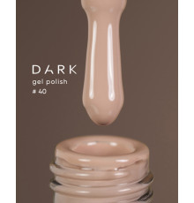 Гель-лак DARK №040, натуральний беж, 6 мл