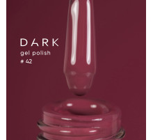 Гель-лак DARK №042, бежево-сливовий, 10 мл