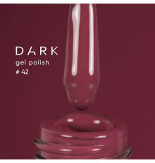 Гель-лак DARK №042, бежево-сливовий, 10 мл