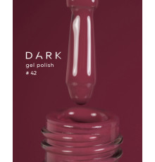 Гель-лак DARK №042, бежево-сливовий, 6 мл