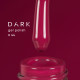 Gel polish DARK No. 044, dark crimson, 10 ml