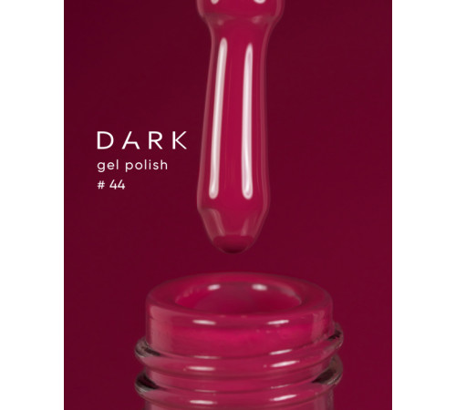 Gel polish DARK No. 044, dark crimson, 6 ml