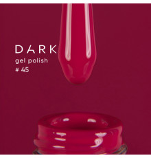 Гель-лак DARK №045, яскраво-малиновий, 10 мл