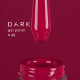 Gel polish DARK No. 045, bright crimson, 10 ml