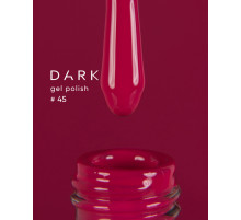 Гель-лак DARK №045, яскраво-малиновий, 6 мл
